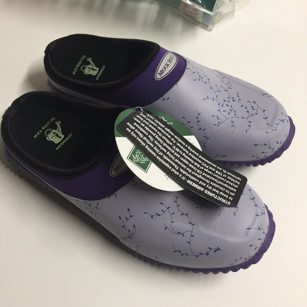 New Muck Boot Company Daily Garden Clogs Women's Size 5 Plum Vine